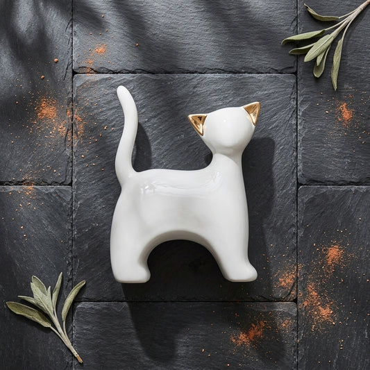 Abstract Cat Figurine