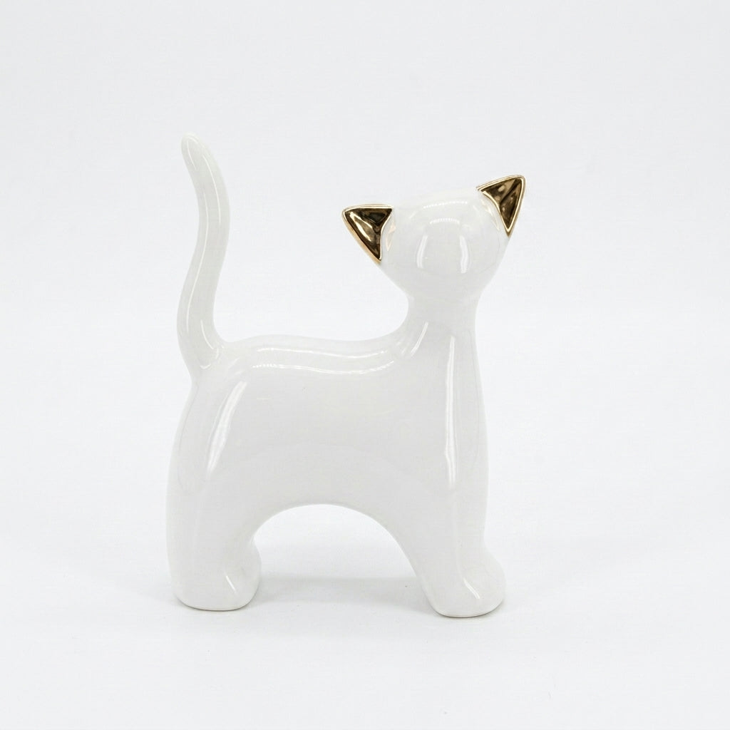 Abstract Cat Figurine