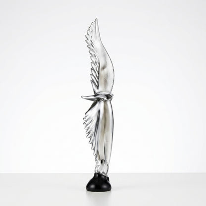 Glass Winged Bird Sculpture