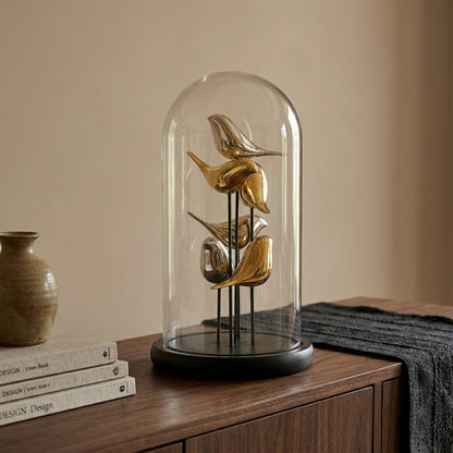 Pastel Hummingbird Cloche