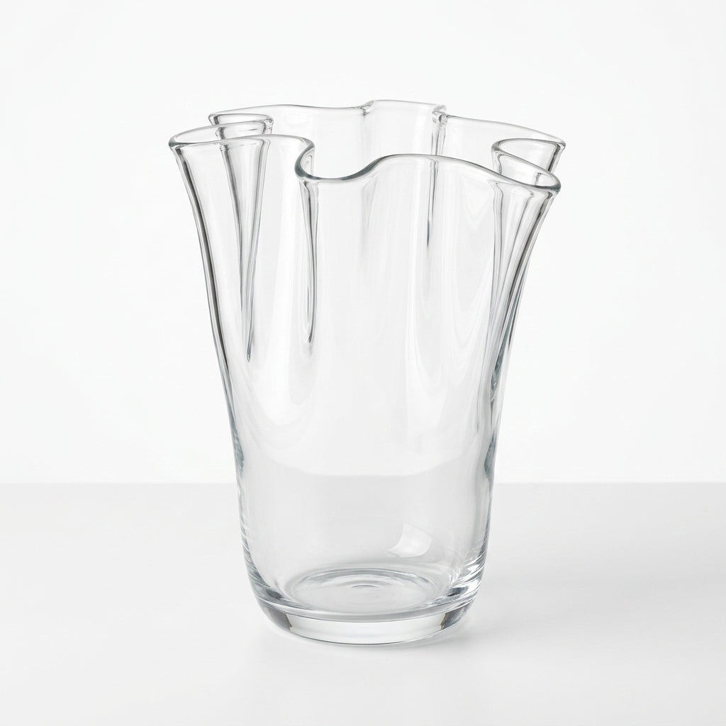 Large Rounded Glass Vase