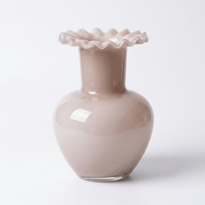 Smooth Neutral Ceramic Vase – Large
