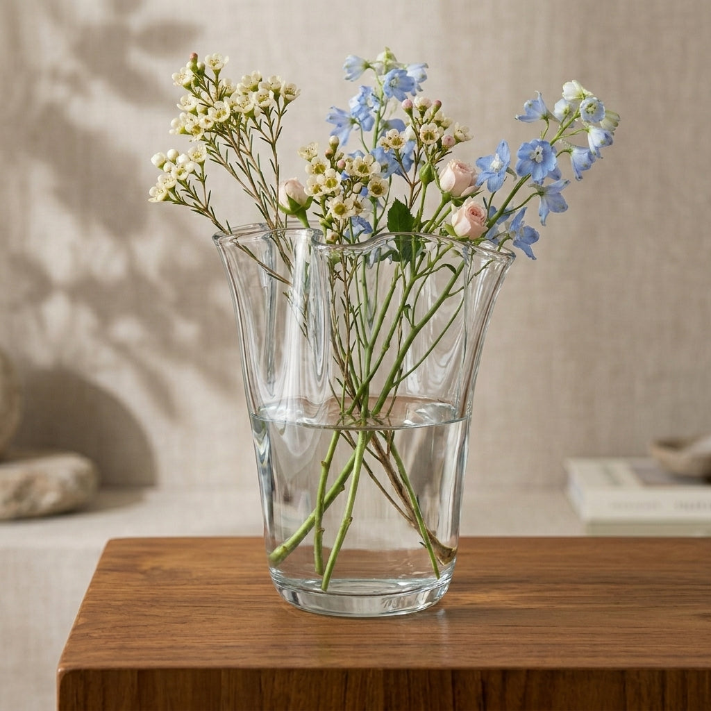 Large Rounded Glass Vase