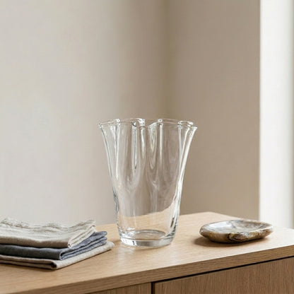 Large Rounded Glass Vase